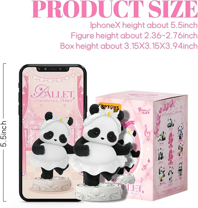 Panda Roll Ballet Performance Series Blind Box Figure
