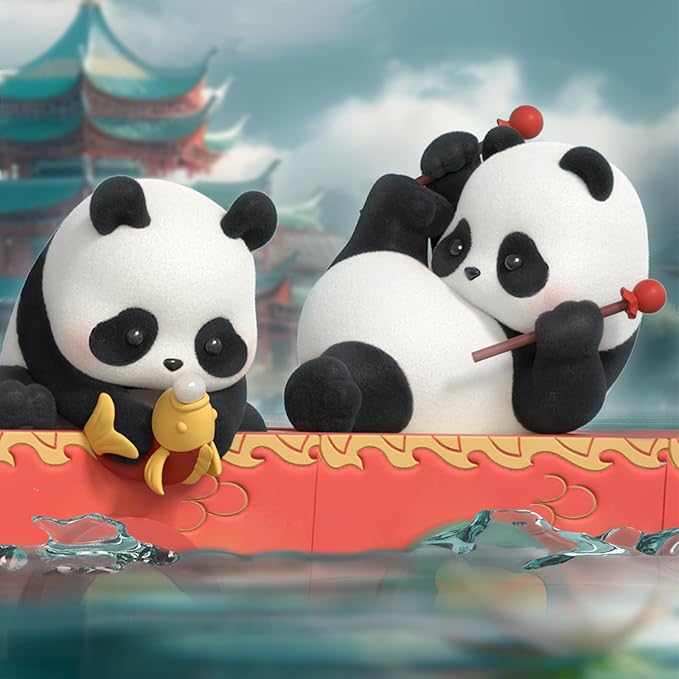Panda Roll Dragon Boat Racing Blind-Box Figure