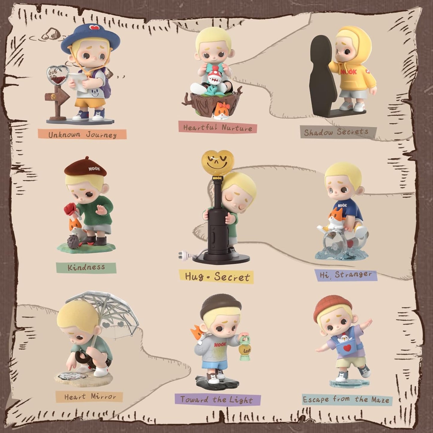 Nook Quest for The Heart Series Blind Box Figure