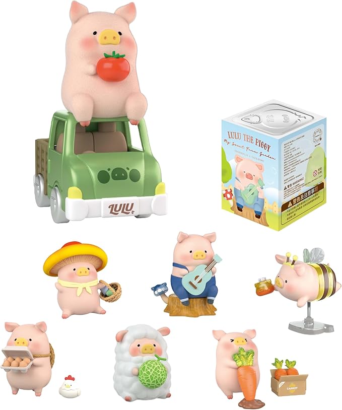 Lulu The Piggy Blind Box Figures - Farm Garden Series Blind Boxes Mystery Box Collectible Toys