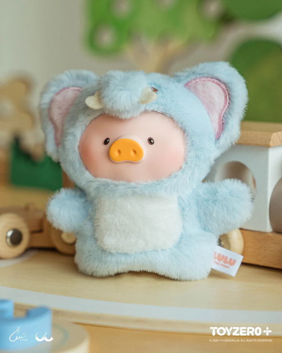 LULU THE PIGGY ANIMAL PARTY - PUPPET SHOW PVC FACE PLUSH KEYCHAIN (BLINDBOX)