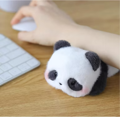 Panda Roll Lying Down-Shoulder Panda