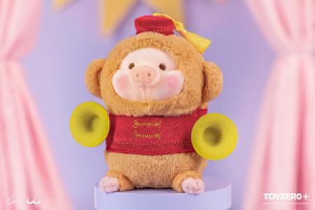 LuLu the Piggy Naughty Monkey Lu Plush Keychain