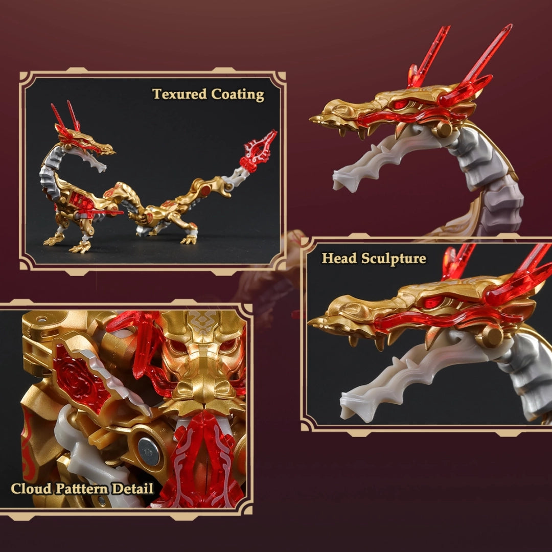 Chinese Mythical Beast Golden Dragon