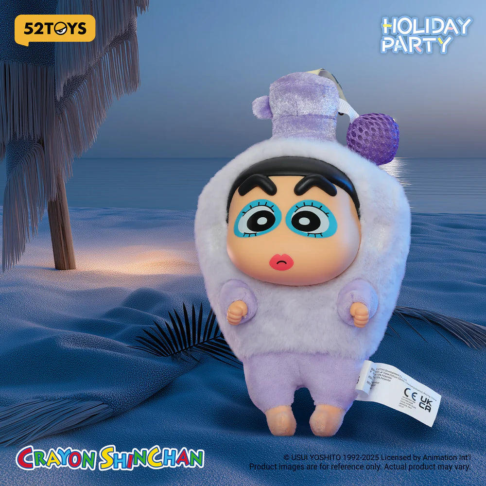 Crayon Shinchan Holiday Party Bag Charm – Vinyl Plush Pendant Mystery Blind Box Collectible