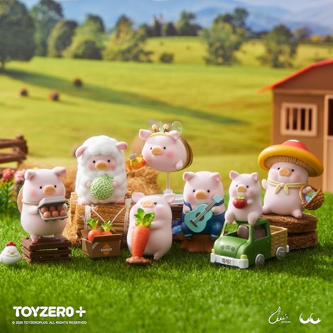 Lulu The Piggy Blind Box Figures - Farm Garden Series Blind Boxes Mystery Box Collectible Toys