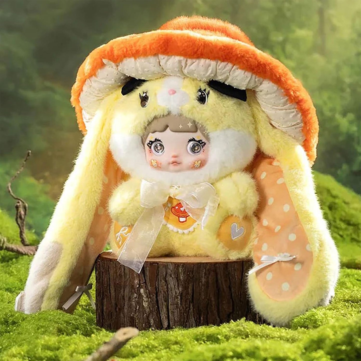 Nommi 400% Mushroom Hat Series Collectible Toy Vinyl  Plush Figures
