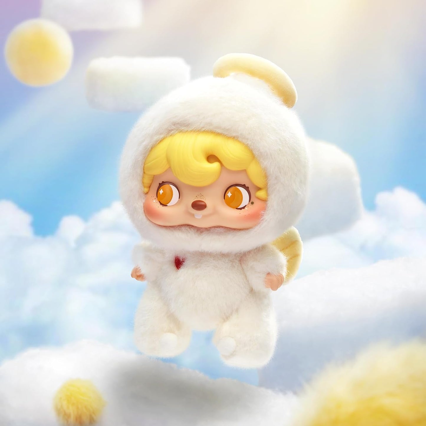 POUKAPOUKA Vinyl Plush Keychain Toy Blind Box
