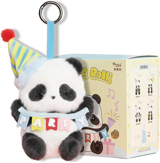 Panda Roll Party Plush Series Blind Box Stuffed Animal Plush Toy with Soft and Adorable Design