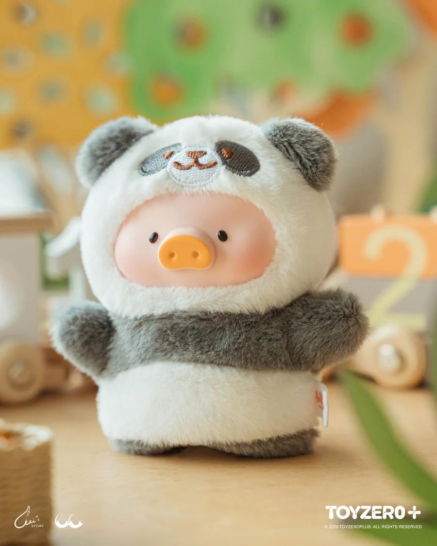 LULU THE PIGGY ANIMAL PARTY - PUPPET SHOW PVC FACE PLUSH KEYCHAIN (BLINDBOX)