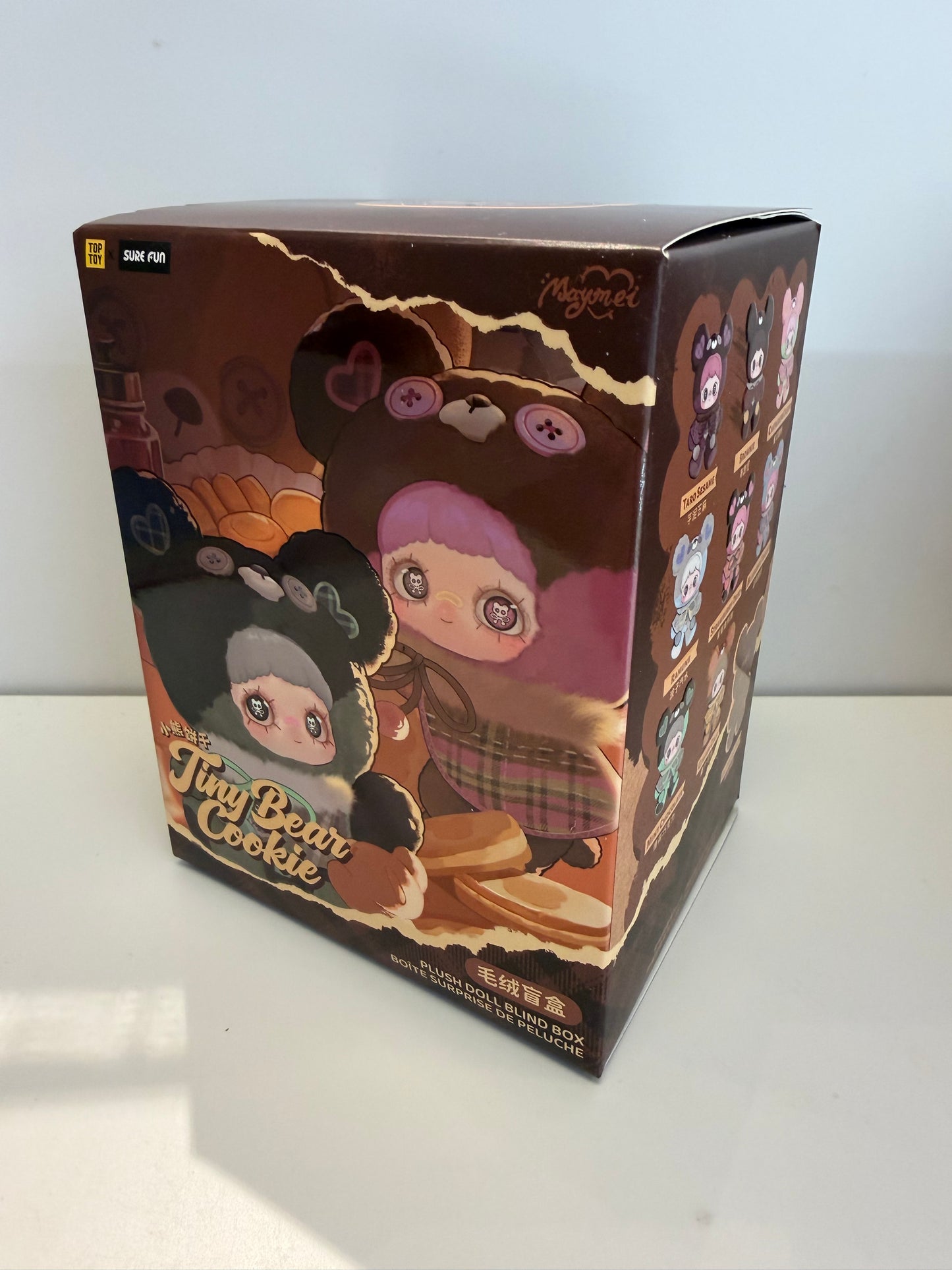 Maymei Tiny Bear Cookie Series Plush Keychain Blind Box