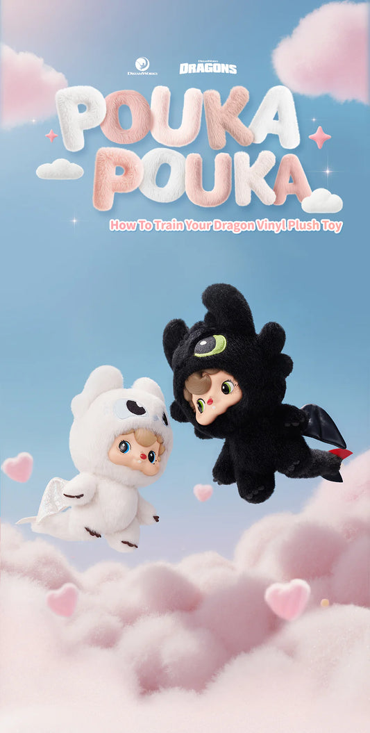 POUKAPOUKA x HOW TO TRAIN YOUR DRAGON -VINYL PLUSH TOY Keychain