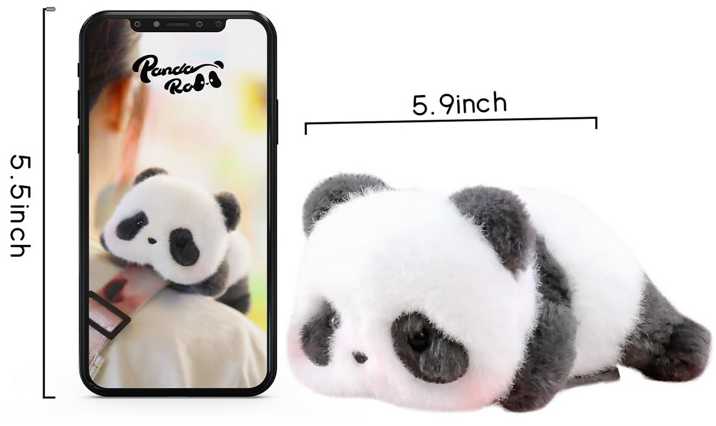 Panda Roll Lying Down-Shoulder Panda