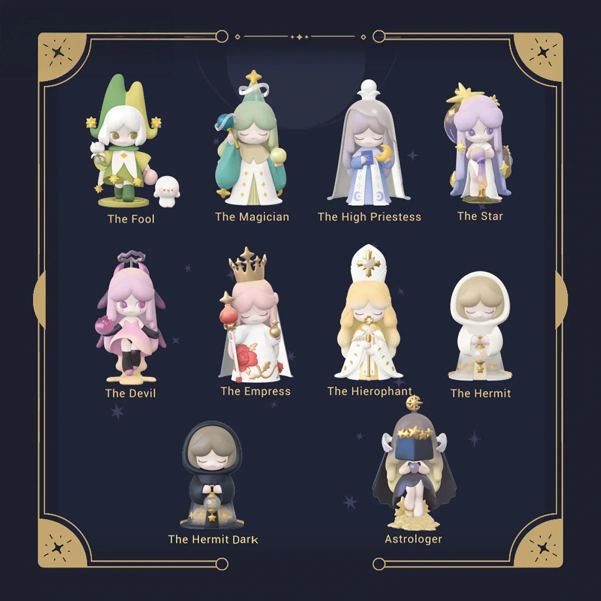 LAPLLY Song Of The Tarot Series Blind Box figurines collectible toys