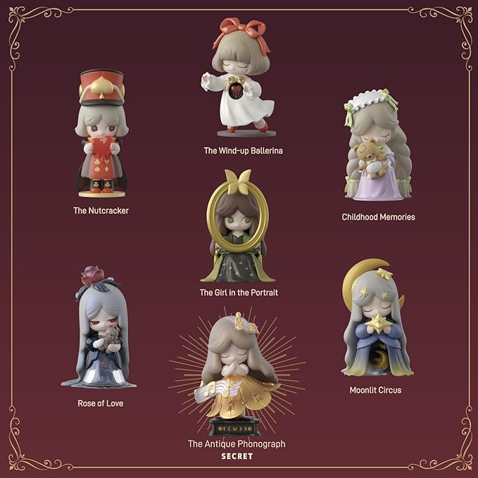 Laplly Vintage Memory Series Blind Box Collectible Toy  Figurines